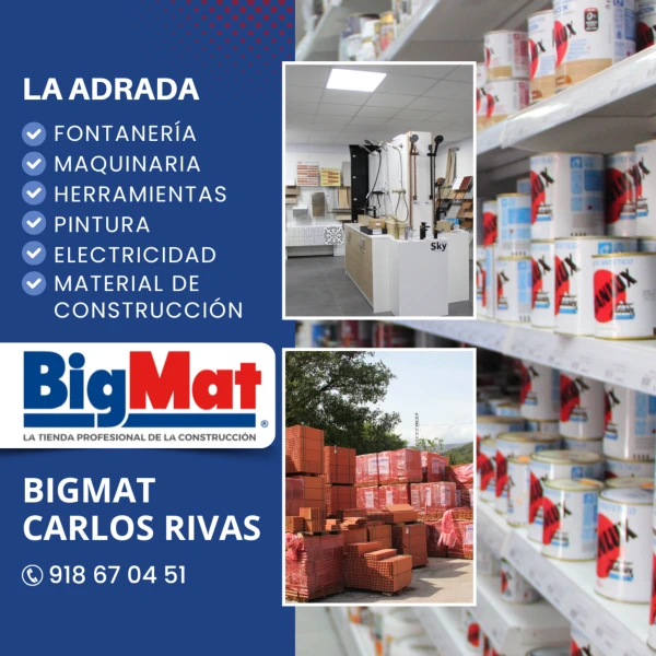 Ferretería BigMat Carlos Rivas La Adrada Material de Construcción