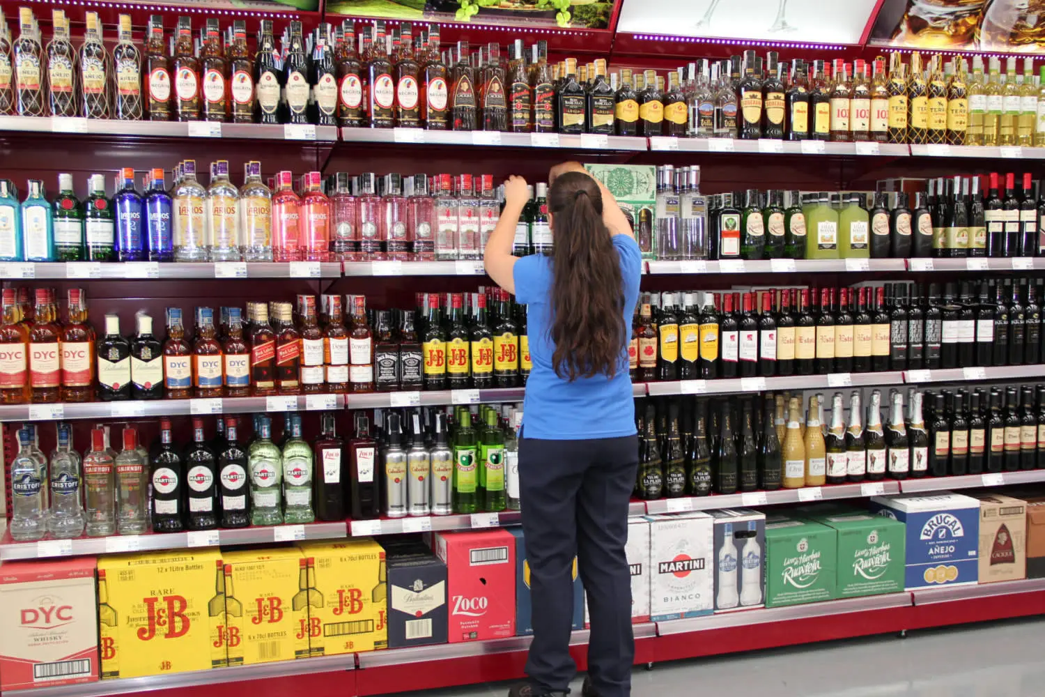 Hipermercado supermercado en Sotillo de la Adrada, Valle del Tiétar sur de Gredos. Autoservicio alimentación comida y bebidas alimentos gourmet carnicería