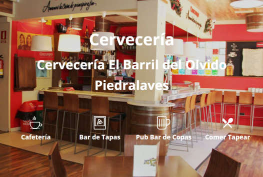 Cervecería El Barril del Olvido Piedralaves, tapas, raciones, cervezas...